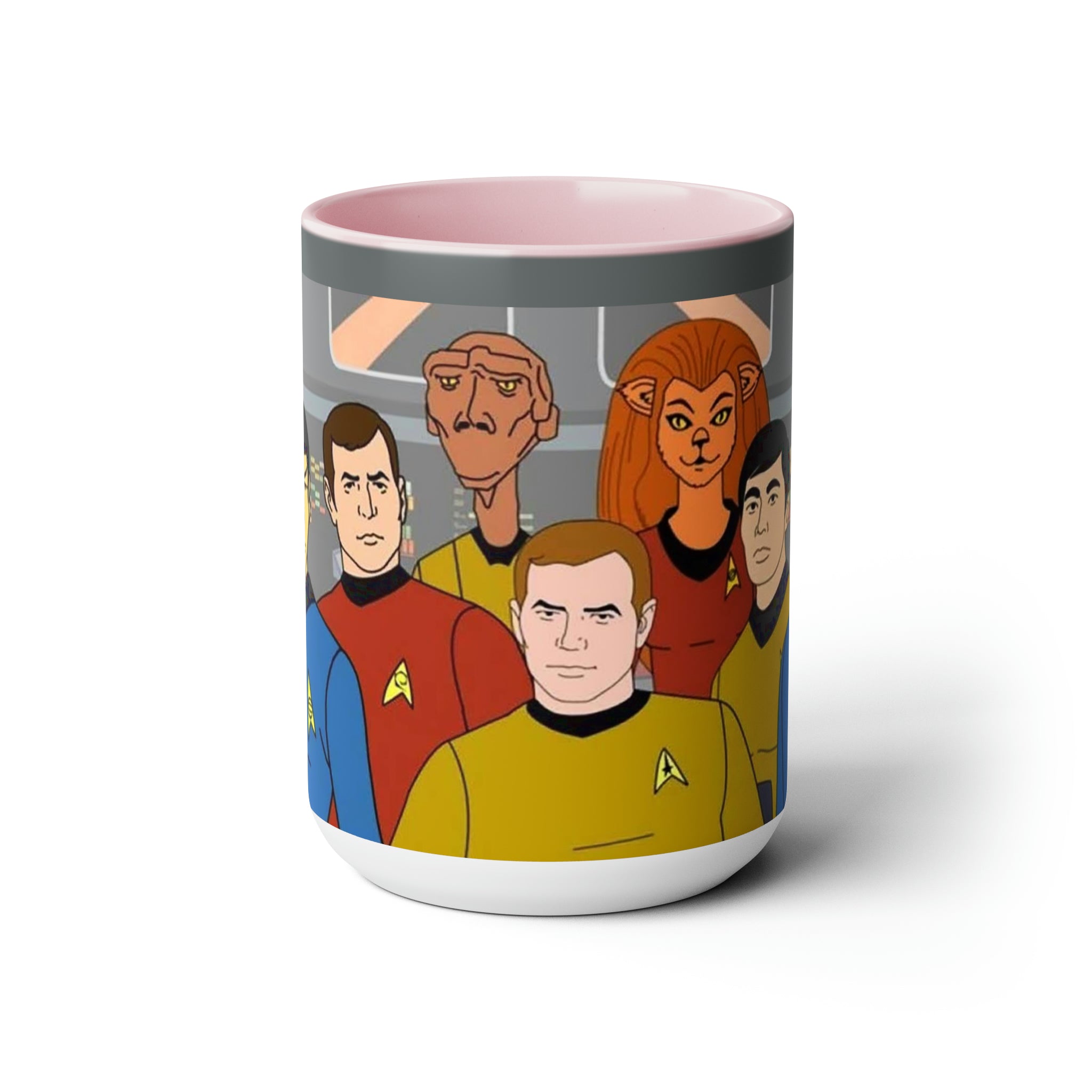 Star Trek Collection- White Ceramic Mug - Creations by Chris and Carlos